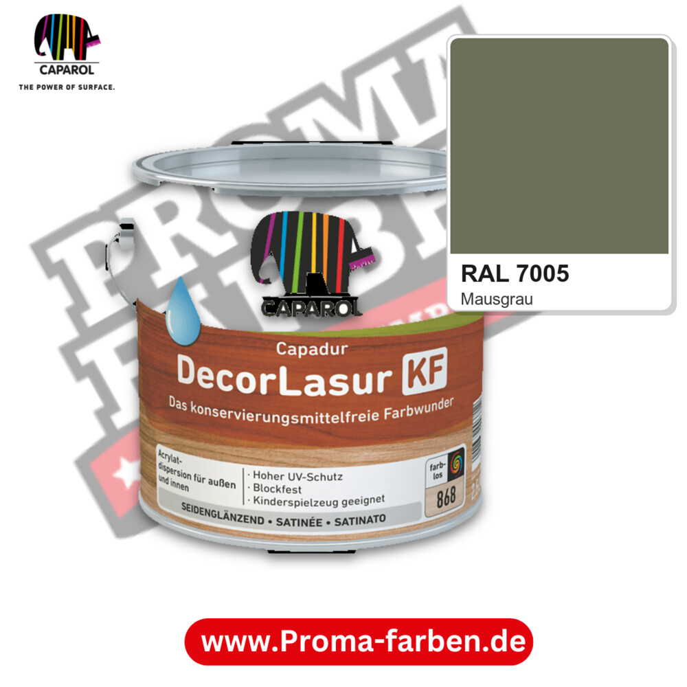 Caparol Capadur DecorLasur KF RAL 7005 kaufen Proma Farben Hamburg