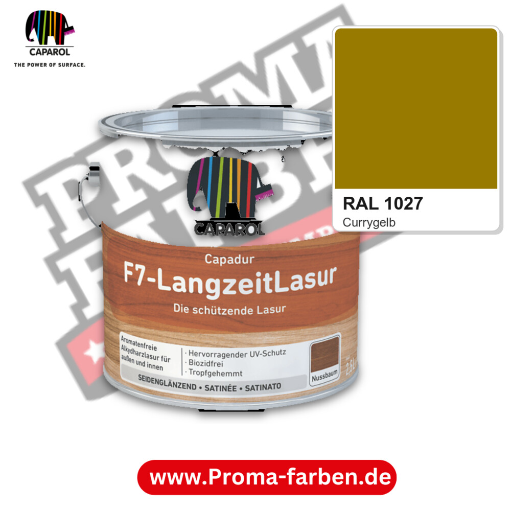 Caparol Capadur F7-LangzeitLasur RAL 1027 kaufen Proma Farben Hamburg