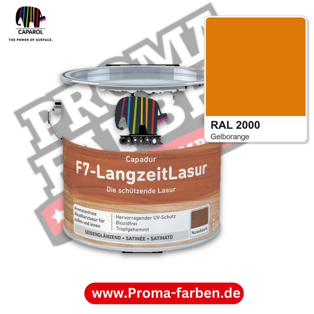 Caparol Capadur F7-LangzeitLasur RAL 2000 kaufen Proma Farben Hamburg