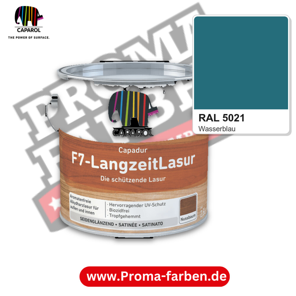 Caparol Capadur F7-LangzeitLasur RAL 5021 kaufen Proma Farben Hamburg