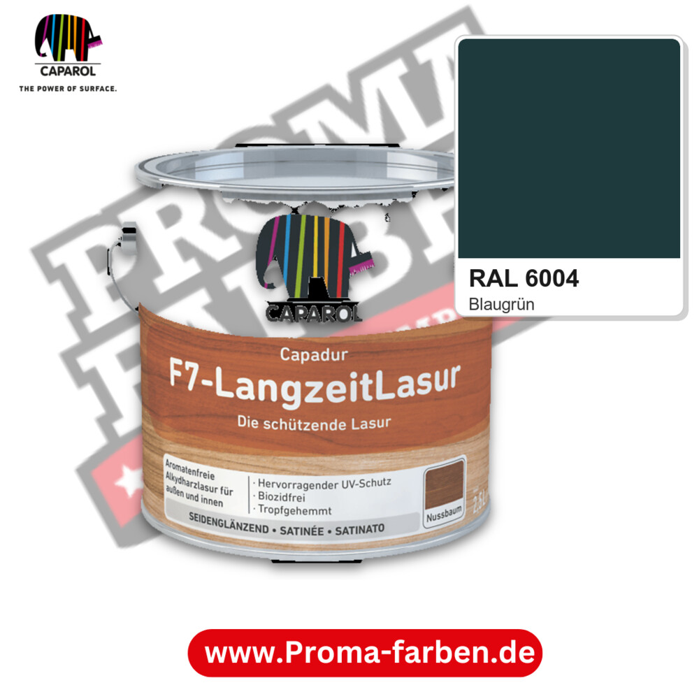 Caparol Capadur F7-LangzeitLasur RAL 6004 kaufen Proma Farben Hamburg