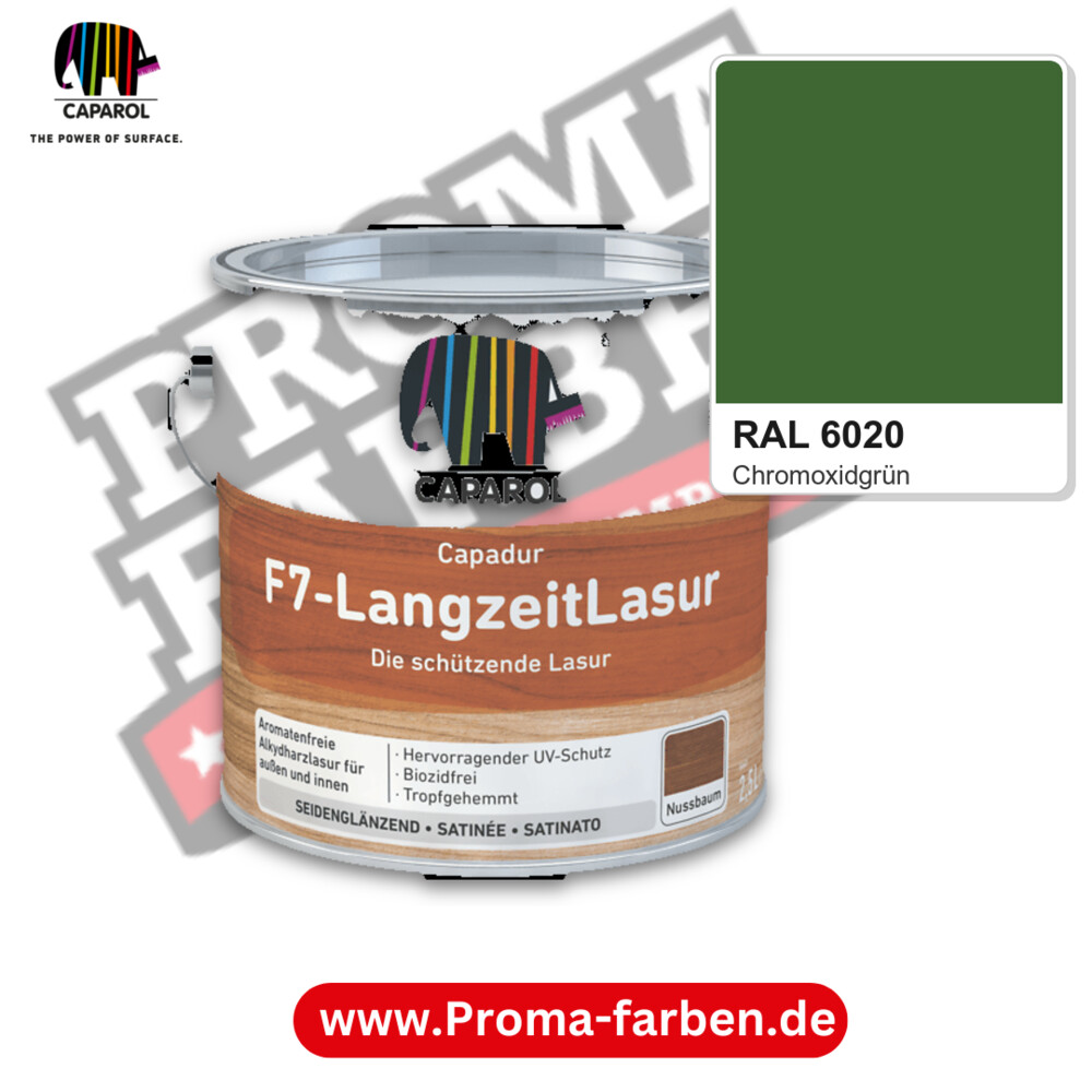 Caparol Capadur F7-LangzeitLasur RAL 6020 kaufen Proma Farben Hamburg