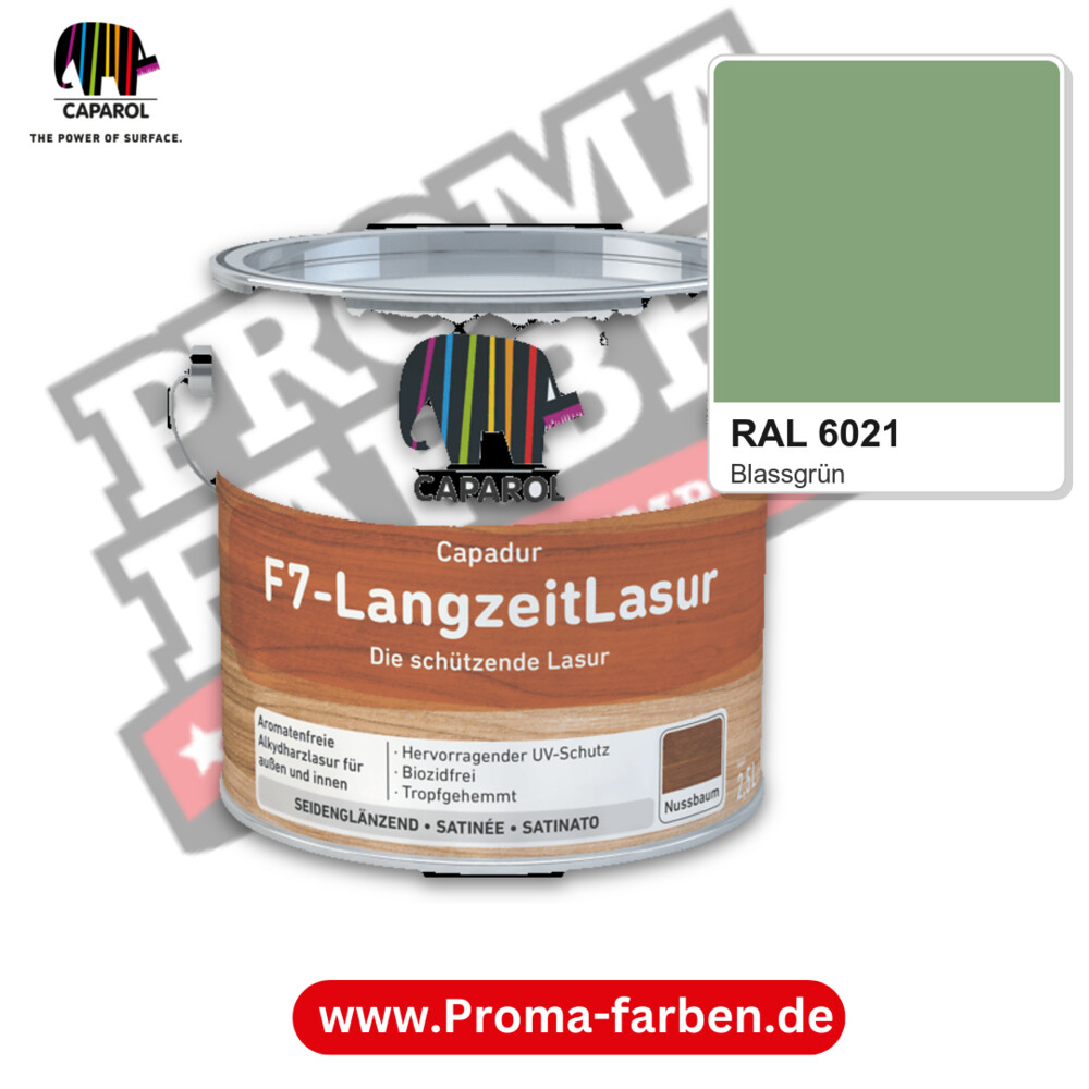 Caparol Capadur F7-LangzeitLasur RAL 6021 kaufen Proma Farben Hamburg