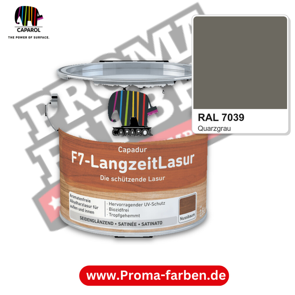 Caparol Capadur F7-LangzeitLasur RAL 7039 kaufen Proma Farben Hamburg