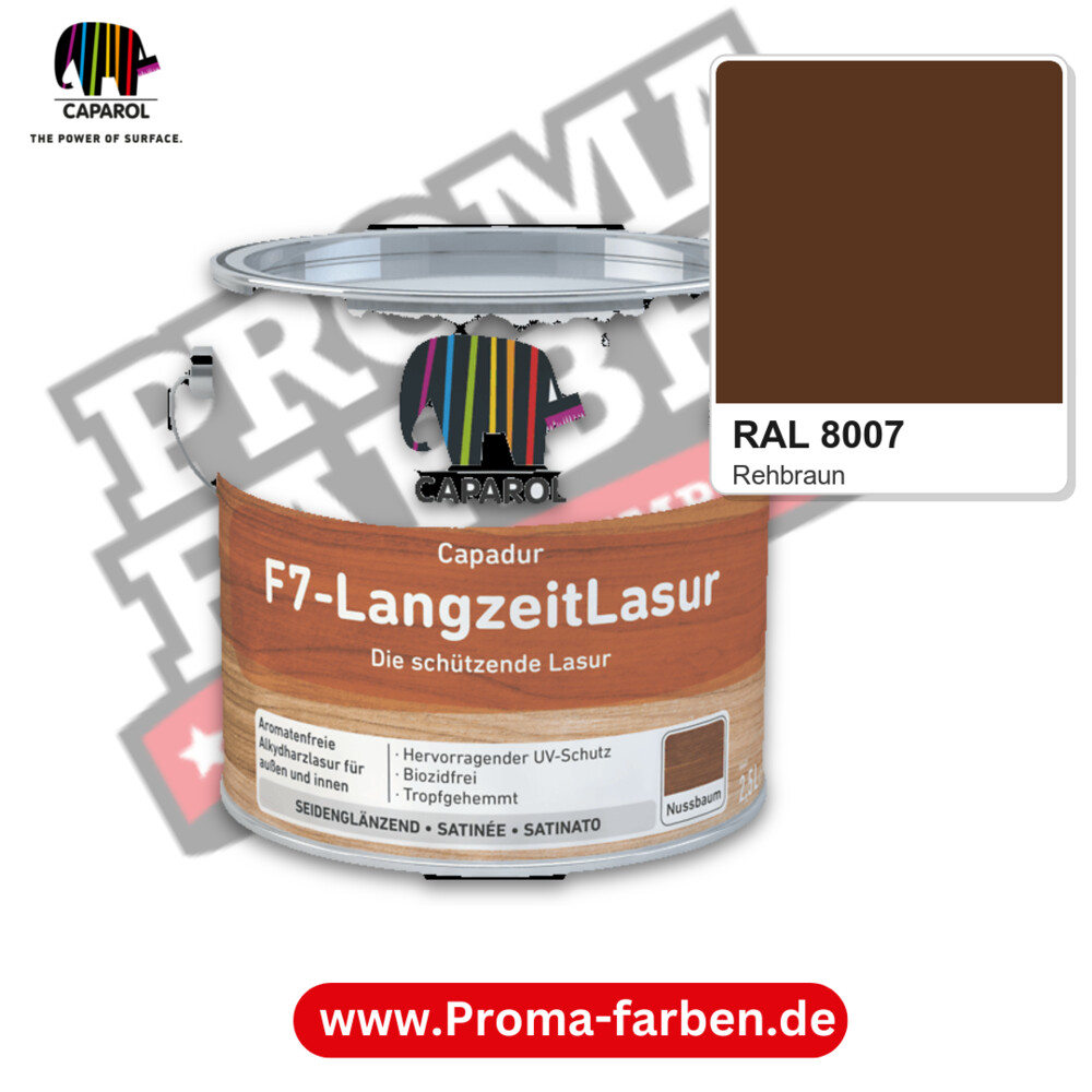 Caparol Capadur F7-LangzeitLasur RAL 8007 kaufen Proma Farben Hamburg