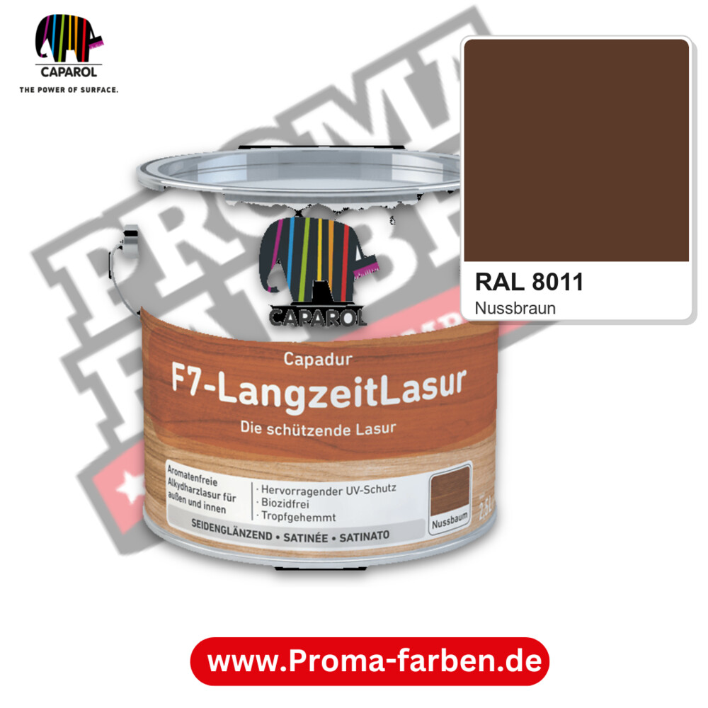 Caparol Capadur F7-LangzeitLasur RAL 8011 kaufen Proma Farben Hamburg