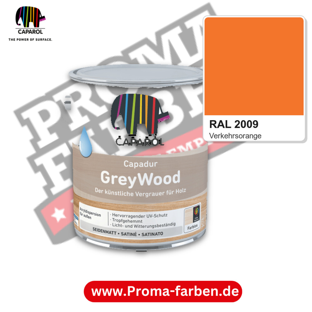 Caparol Capadur GreyWood RAL 2009 kaufen Proma Farben Hamburg