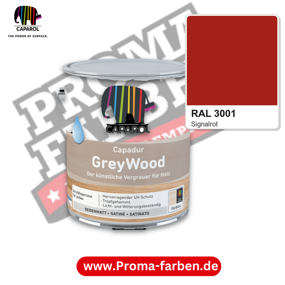 Caparol Capadur GreyWood RAL 3001 kaufen Proma Farben Hamburg