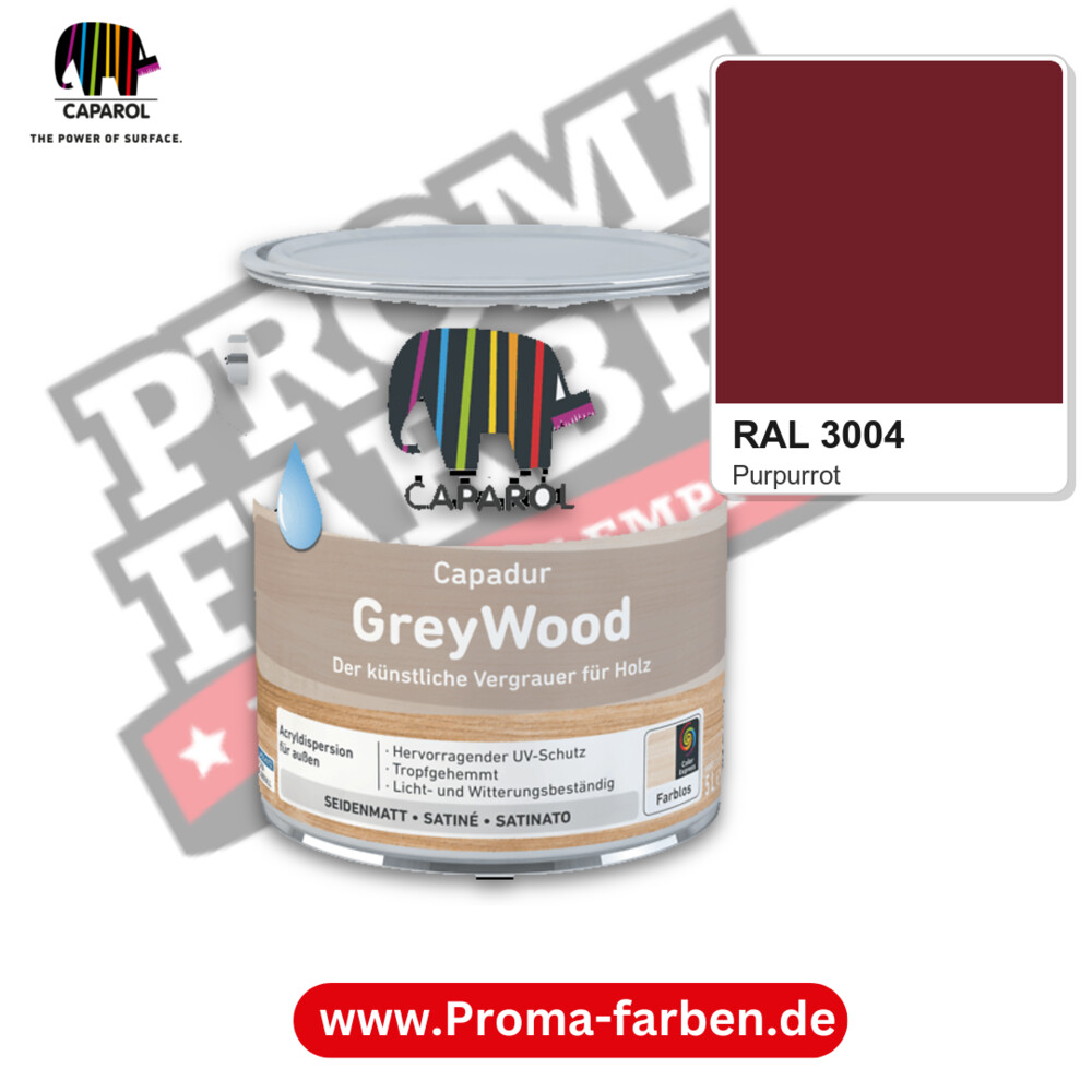 Caparol Capadur GreyWood RAL 3004 kaufen Proma Farben Hamburg