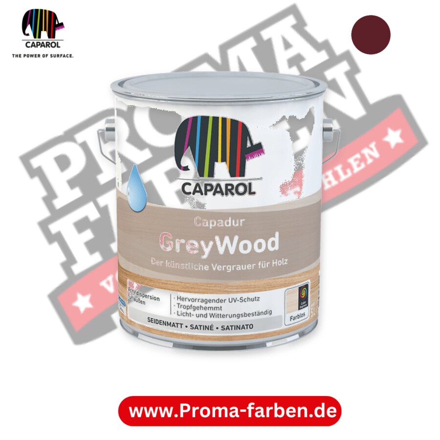 Caparol Capadur GreyWood RAL 3005 kaufen Proma Farben Hamburg