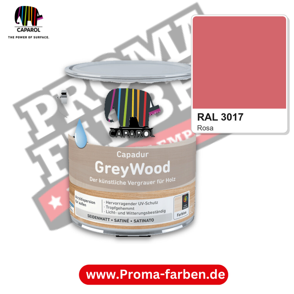 Caparol Capadur GreyWood RAL 3017 kaufen Proma Farben Hamburg