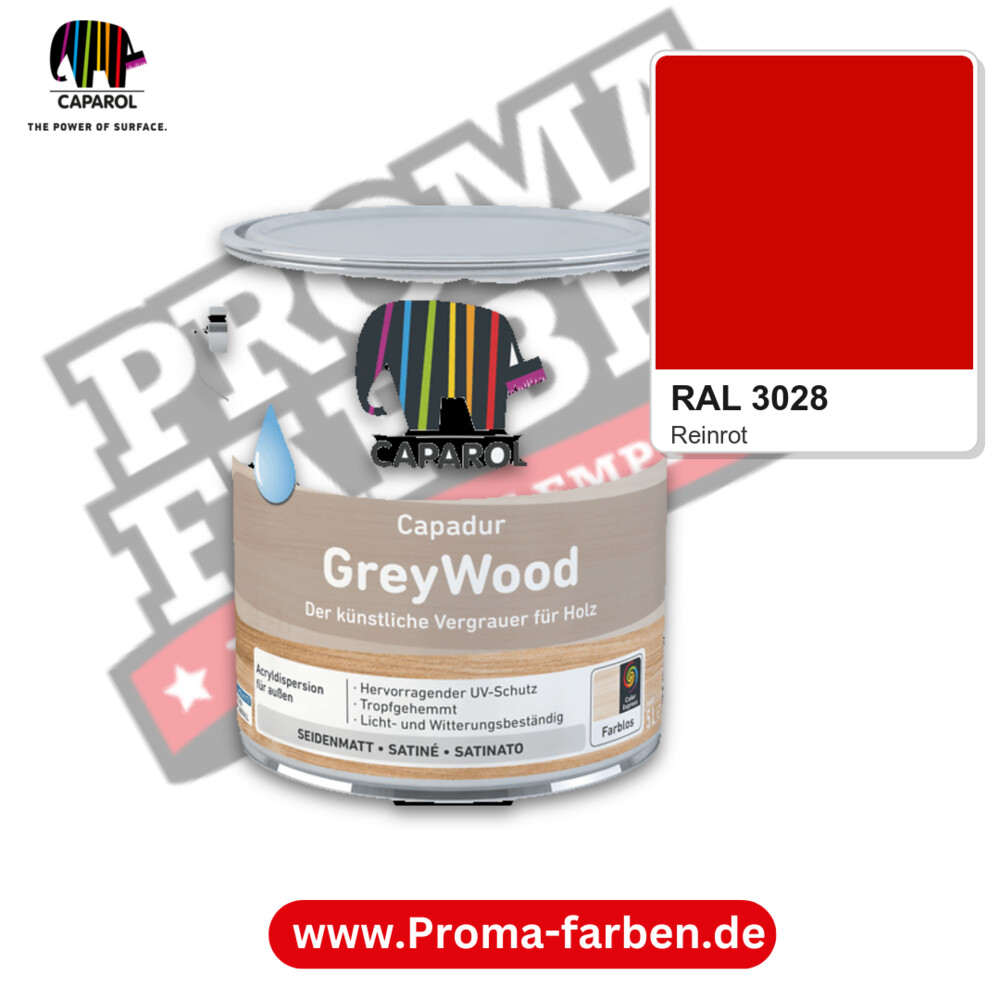 Caparol Capadur GreyWood RAL 3028 kaufen Proma Farben Hamburg