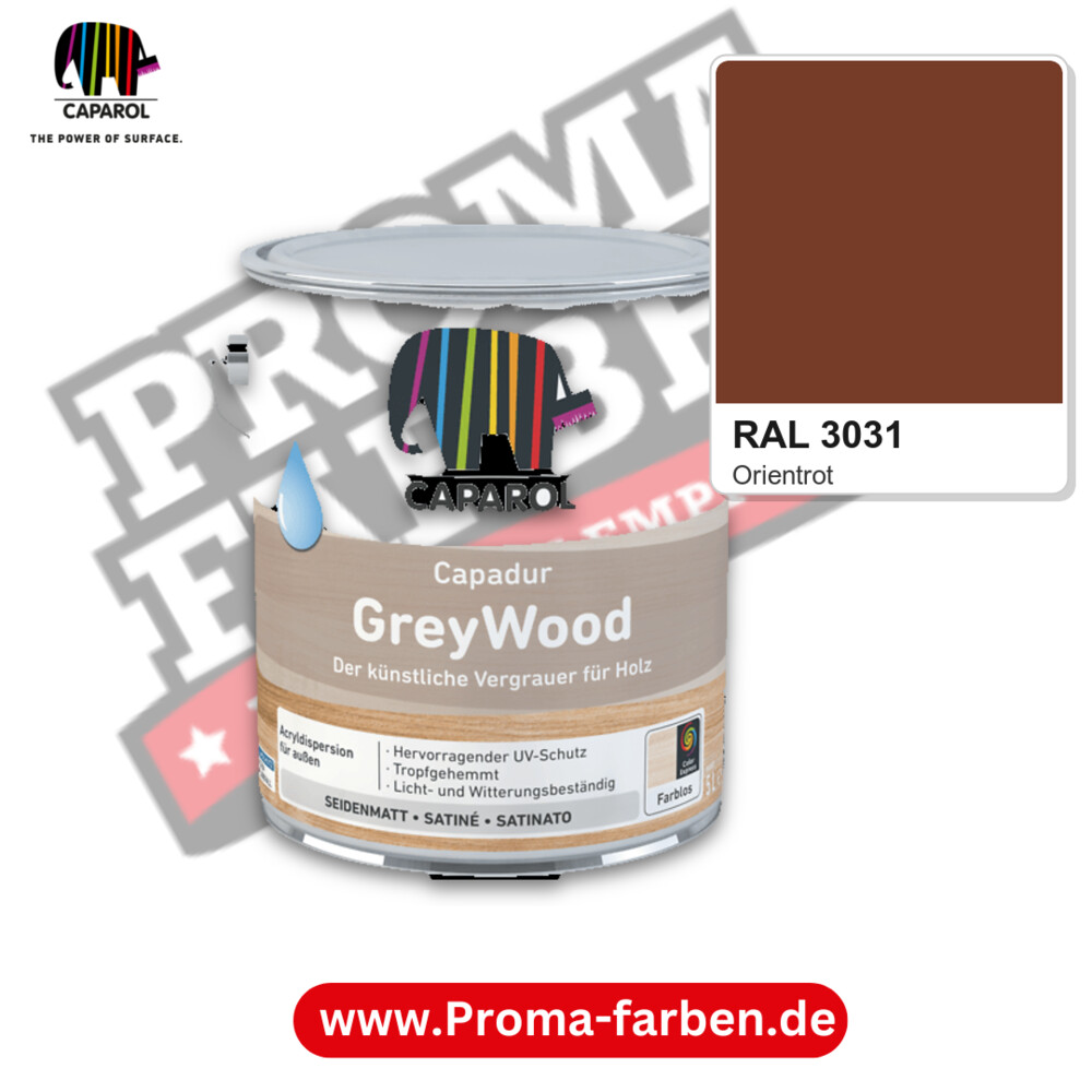 Caparol Capadur GreyWood RAL 3031 kaufen Proma Farben Hamburg