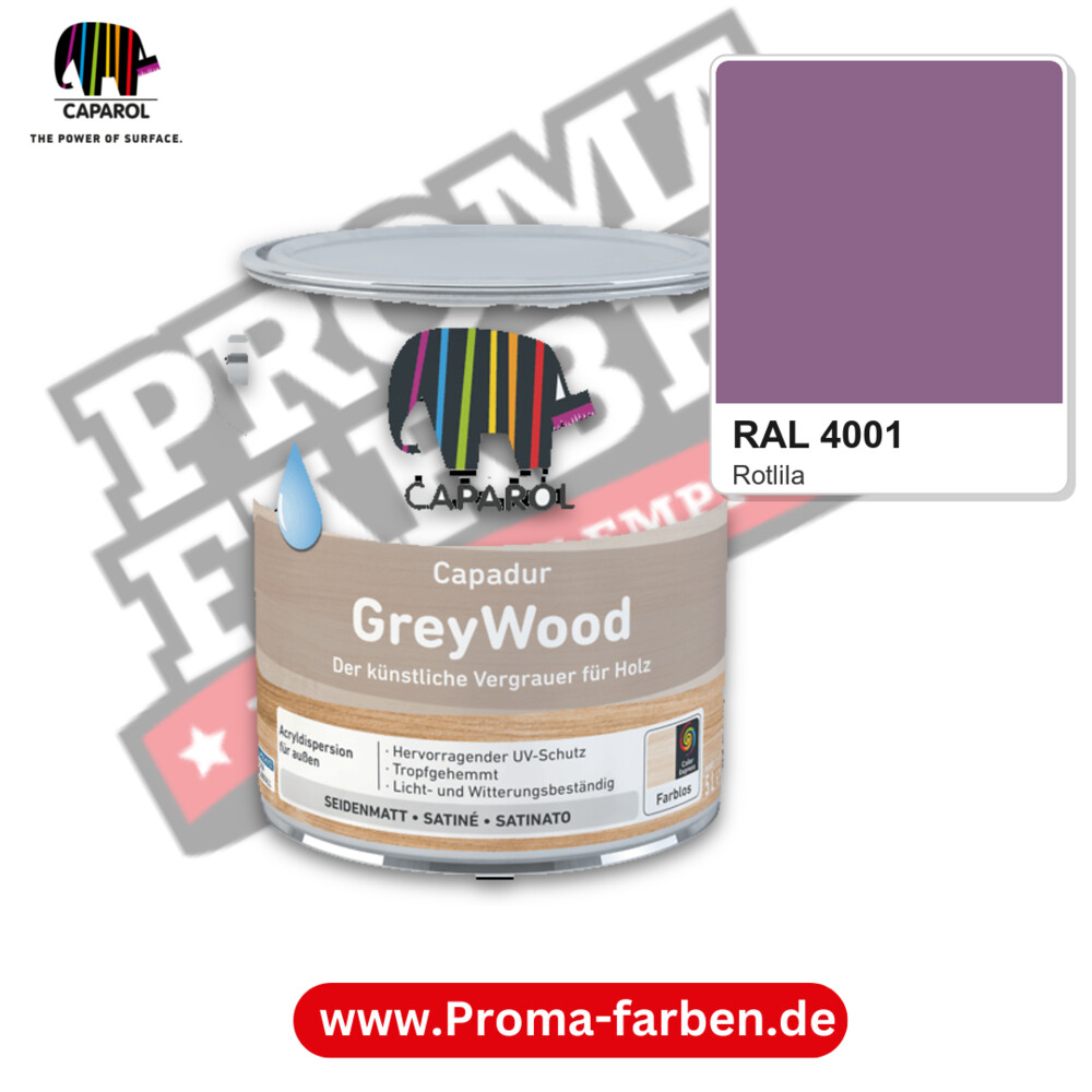 Caparol Capadur GreyWood RAL 4001 kaufen Proma Farben Hamburg