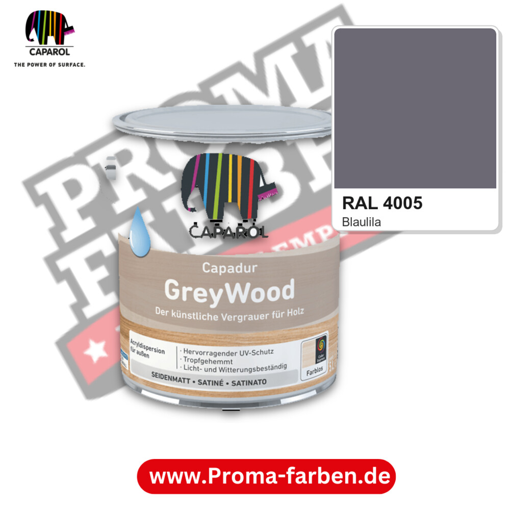 Caparol Capadur GreyWood RAL 4005 kaufen Proma Farben Hamburg