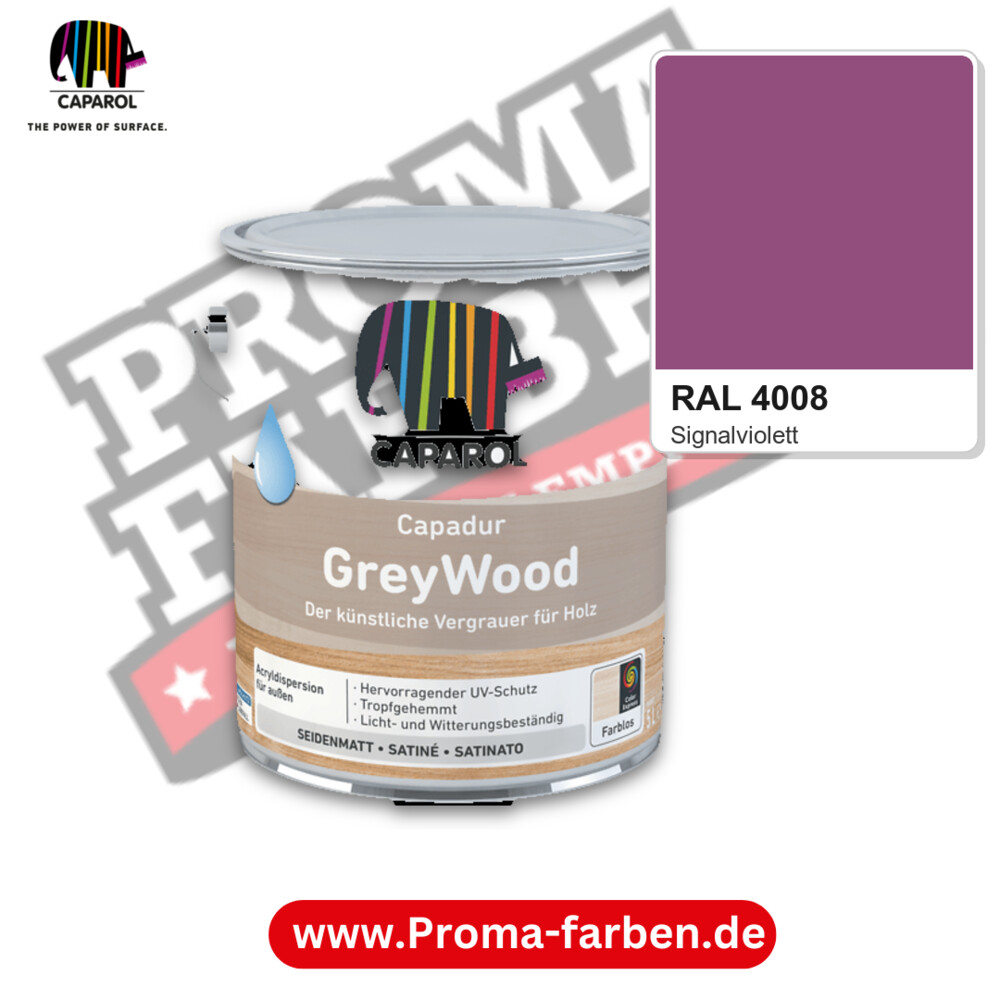 Caparol Capadur GreyWood RAL 4008 kaufen Proma Farben Hamburg