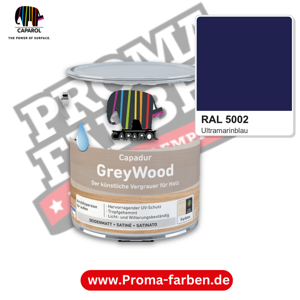 Caparol Capadur GreyWood RAL 5002 kaufen Proma Farben Hamburg