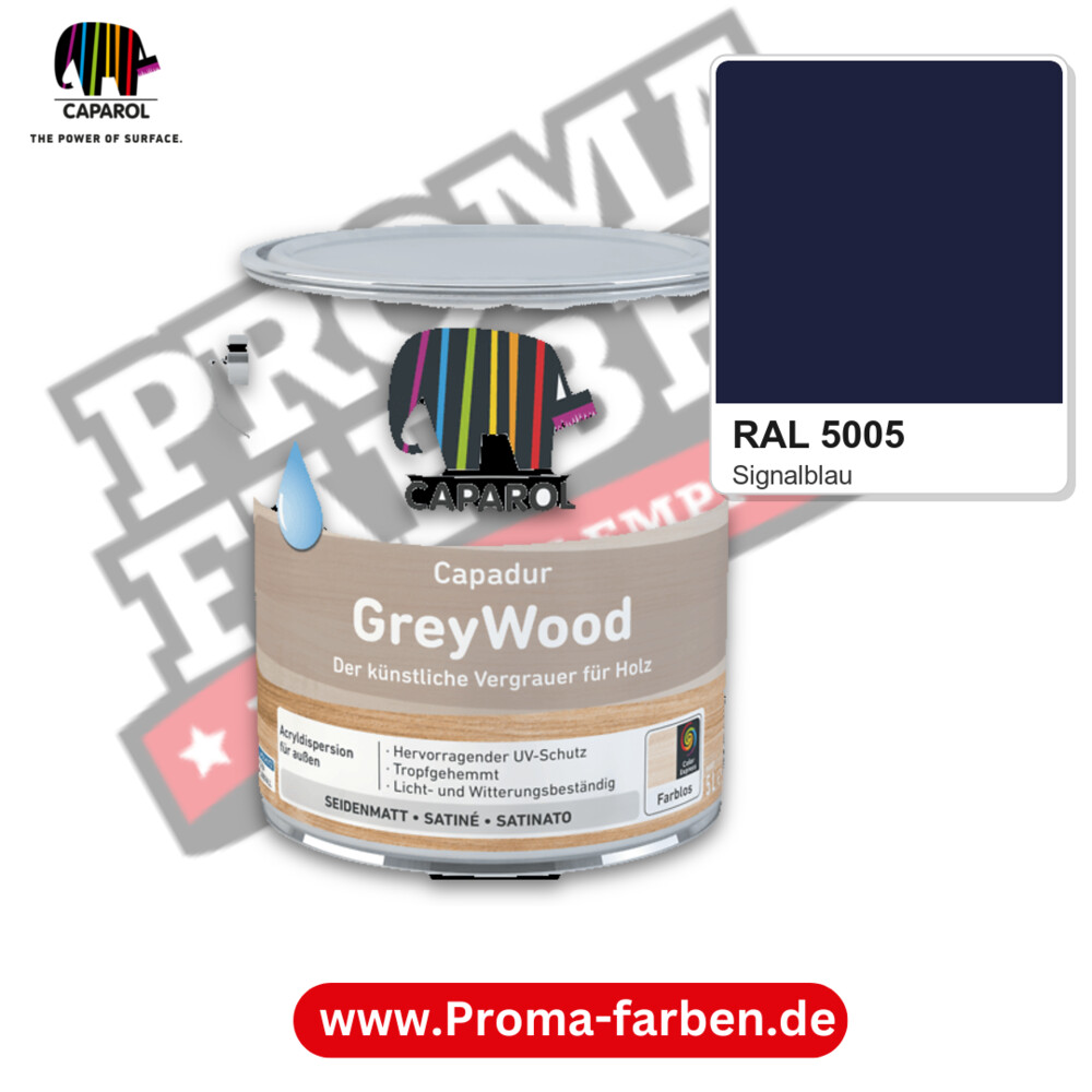 Caparol Capadur GreyWood RAL 5005 kaufen Proma Farben Hamburg