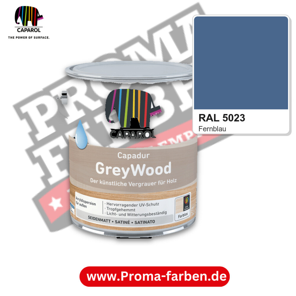 Caparol Capadur GreyWood RAL 5023 kaufen Proma Farben Hamburg