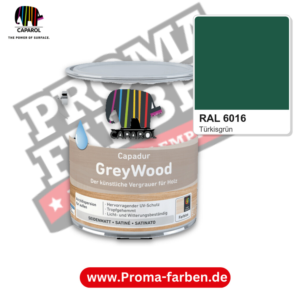 Caparol Capadur GreyWood RAL 6016 kaufen Proma Farben Hamburg