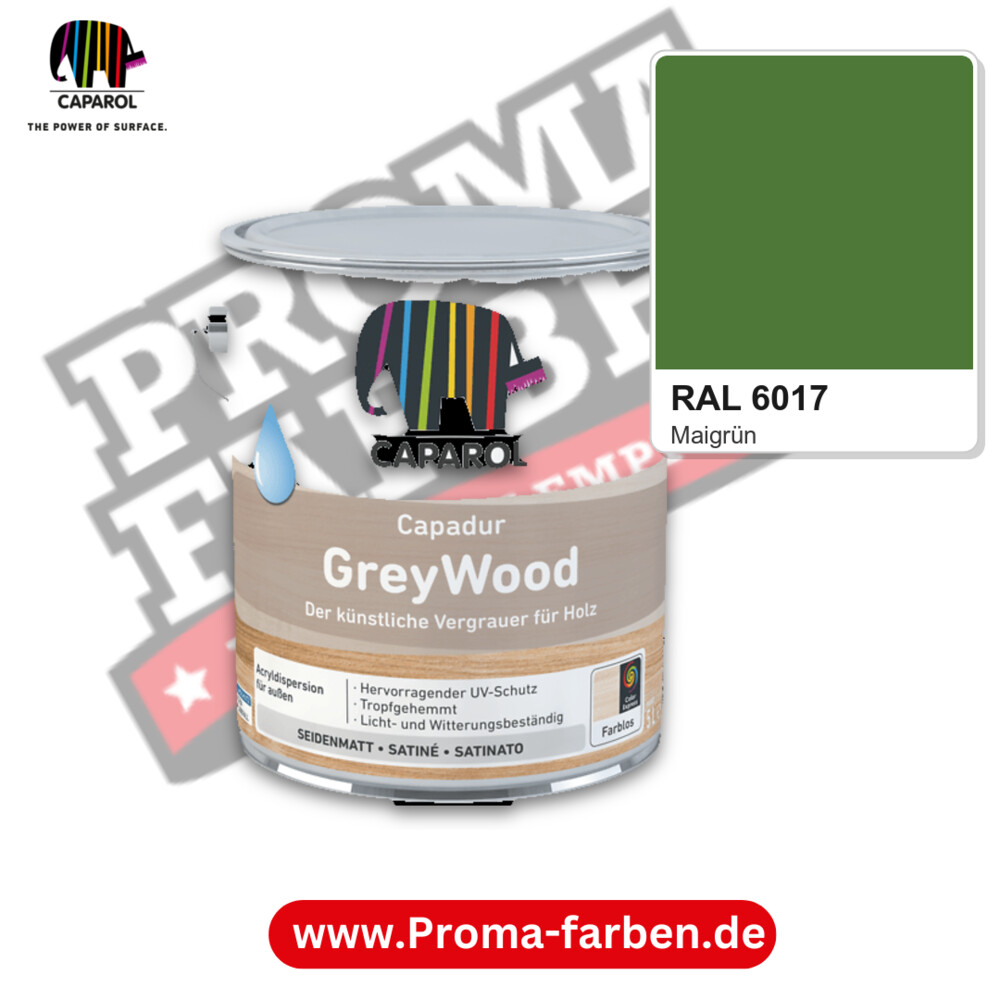 Caparol Capadur GreyWood RAL 6017 kaufen Proma Farben Hamburg