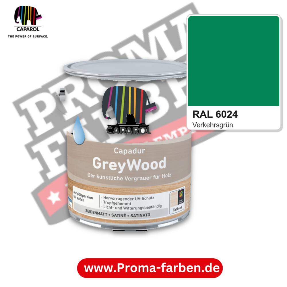 Caparol Capadur GreyWood RAL 6024 kaufen Proma Farben Hamburg
