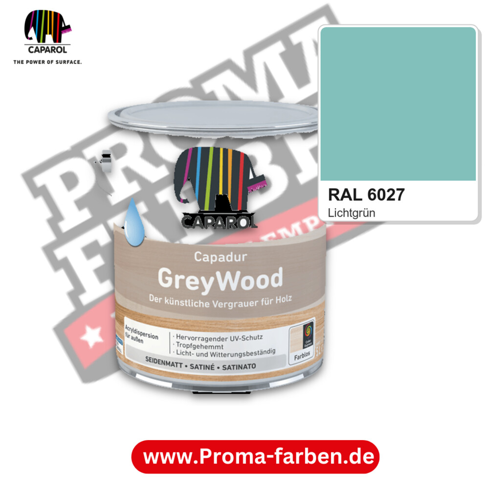 Caparol Capadur GreyWood RAL 6027 kaufen Proma Farben Hamburg