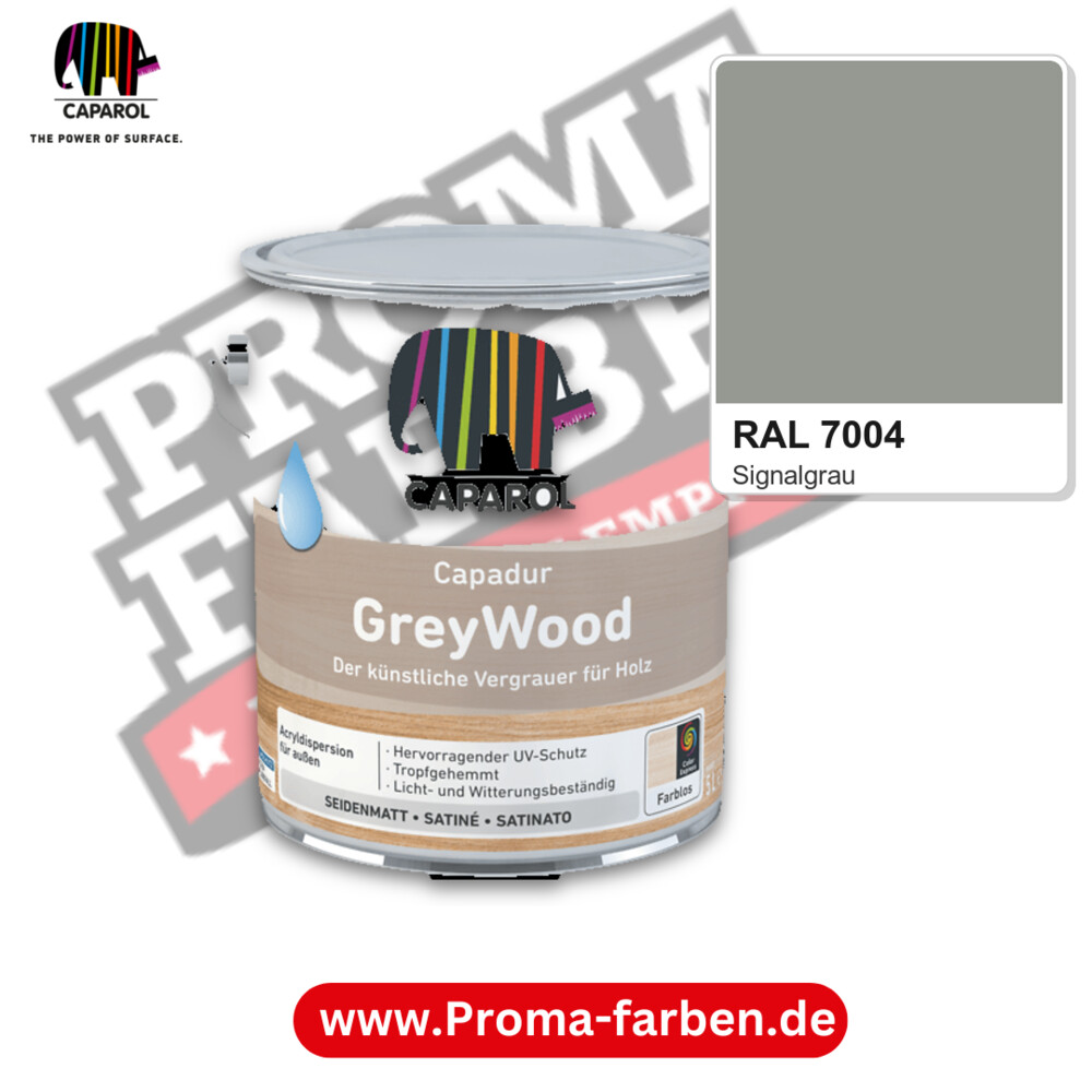 Caparol Capadur GreyWood RAL 7004 kaufen Proma Farben Hamburg
