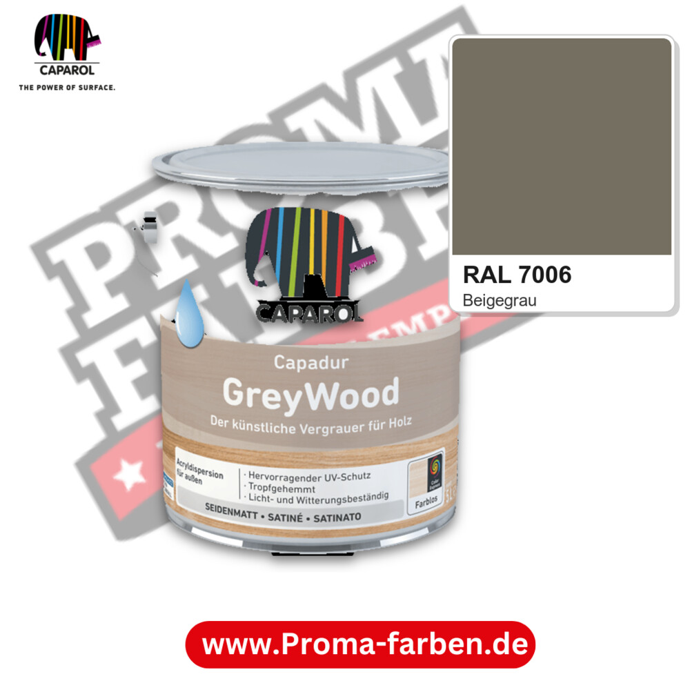 Caparol Capadur GreyWood RAL 7006 kaufen Proma Farben Hamburg