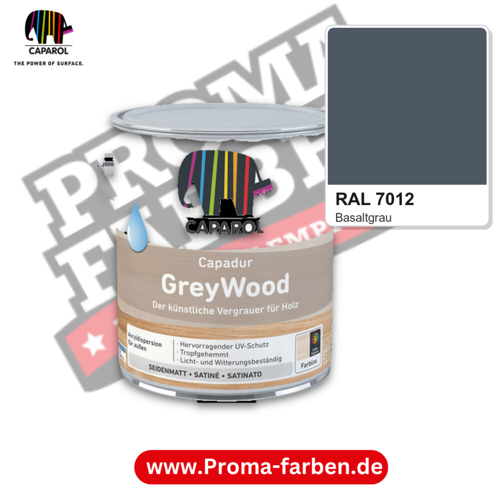 Caparol Capadur GreyWood RAL 7012 kaufen Proma Farben Hamburg