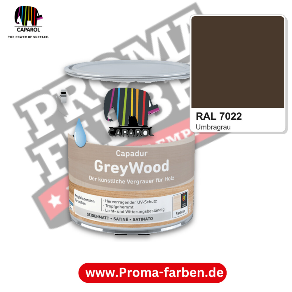Caparol Capadur GreyWood RAL 7022 kaufen Proma Farben Hamburg