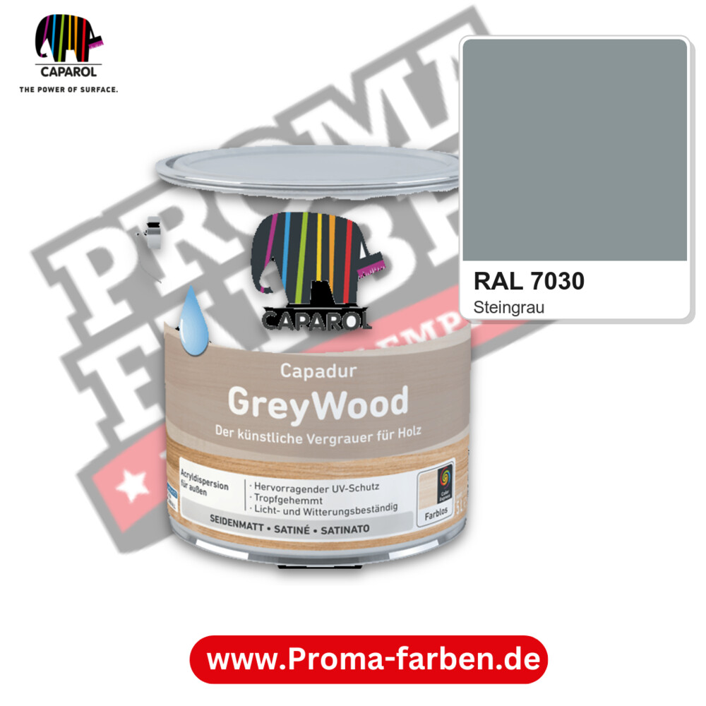 Caparol Capadur GreyWood RAL 7030 kaufen Proma Farben Hamburg