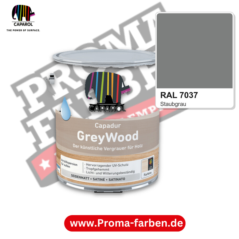 Caparol Capadur GreyWood RAL 7037 kaufen Proma Farben Hamburg