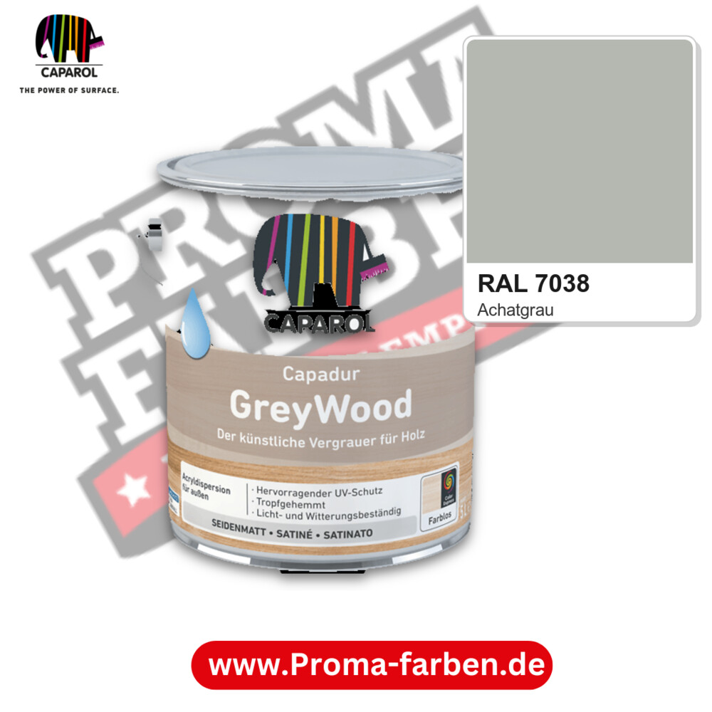 Caparol Capadur GreyWood RAL 7038 kaufen Proma Farben Hamburg