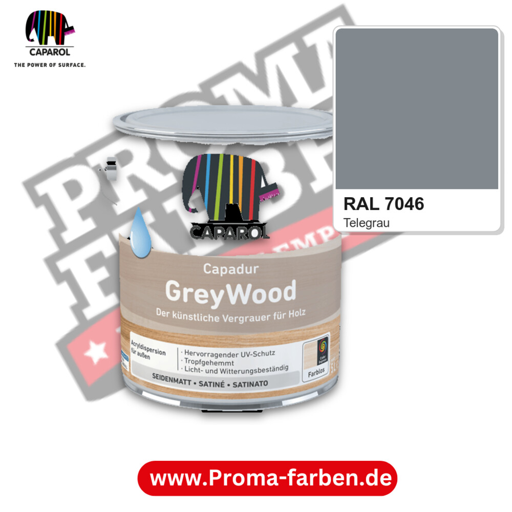 Caparol Capadur GreyWood RAL 7046 kaufen Proma Farben Hamburg