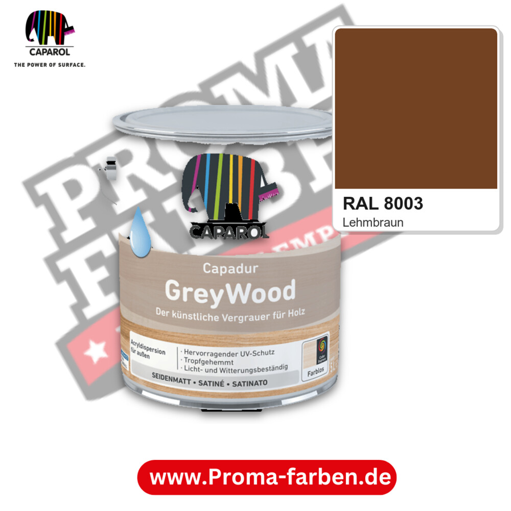 Caparol Capadur GreyWood RAL 8003 kaufen Proma Farben Hamburg
