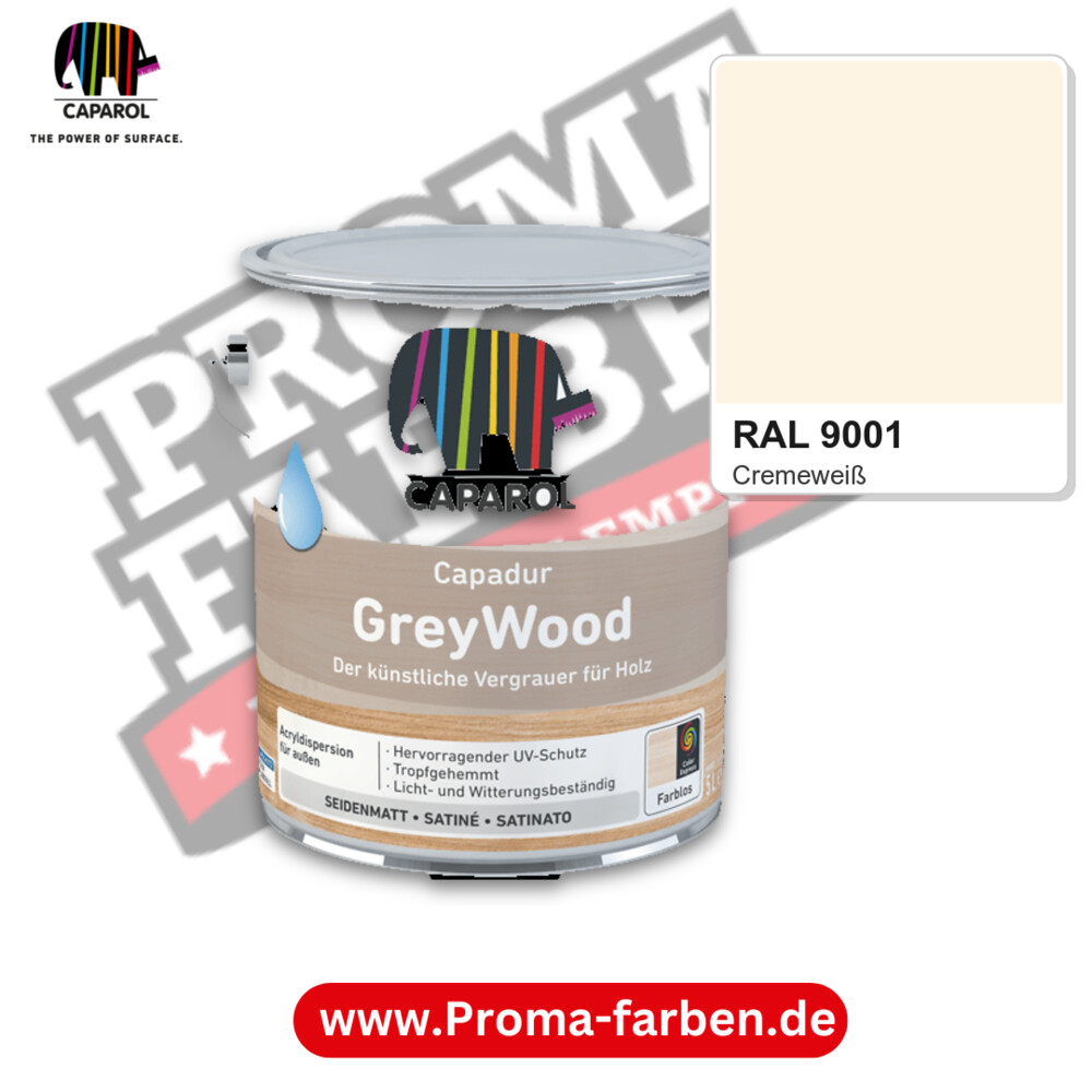Caparol Capadur GreyWood RAL 9001 kaufen Proma Farben Hamburg