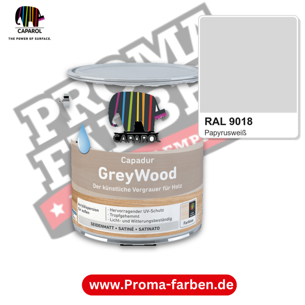 Caparol Capadur GreyWood RAL 9018 kaufen Proma Farben Hamburg