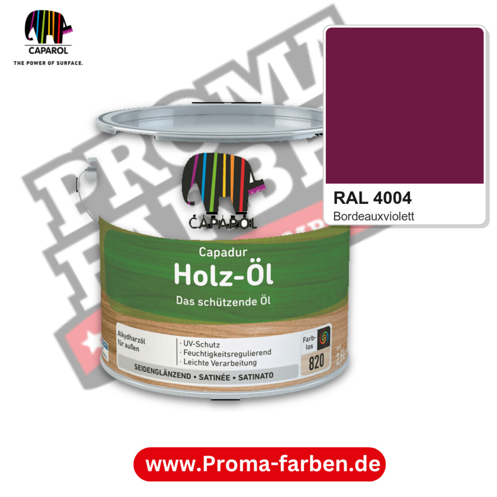 Caparol Capadur Holz-Öl RAL 4004 kaufen Proma Farben Hamburg