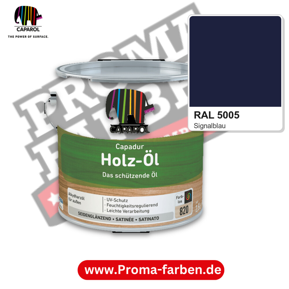 Caparol Capadur Holz-Öl RAL 5005 kaufen Proma Farben Hamburg