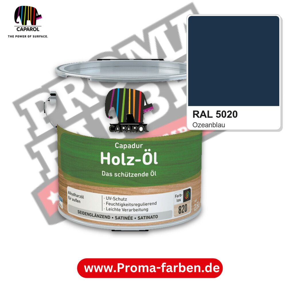 Caparol Capadur Holz-Öl RAL 5020 kaufen Proma Farben Hamburg