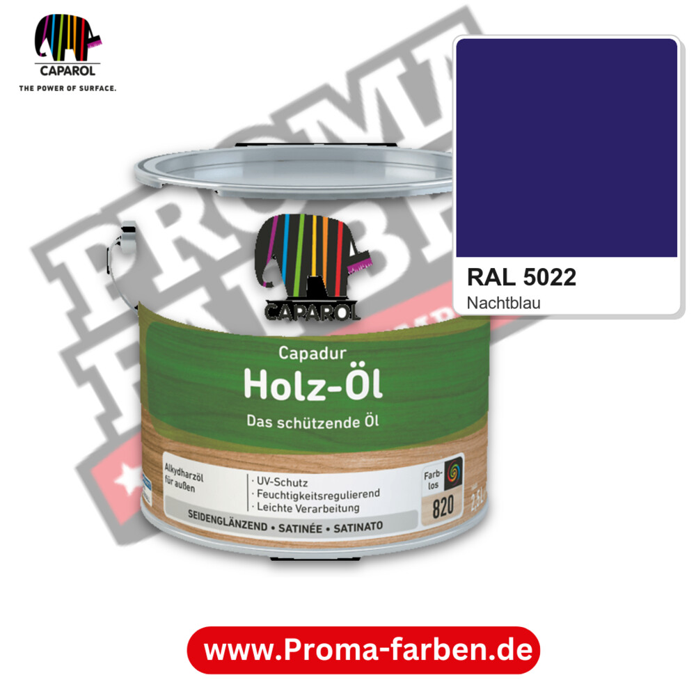 Caparol Capadur Holz-Öl RAL 5022 kaufen Proma Farben Hamburg