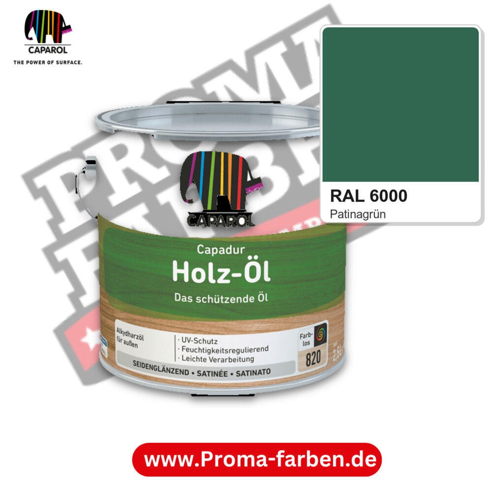 Caparol Capadur Holz-Öl RAL 6000 kaufen Proma Farben Hamburg