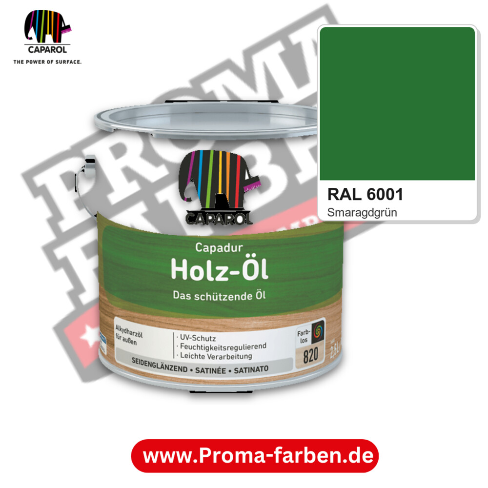 Caparol Capadur Holz-Öl RAL 6001 kaufen Proma Farben Hamburg