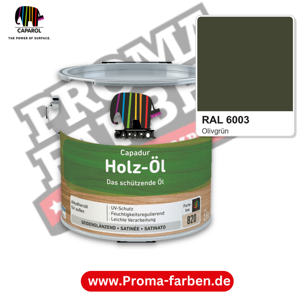 Caparol Capadur Holz-Öl RAL 6003 kaufen Proma Farben Hamburg