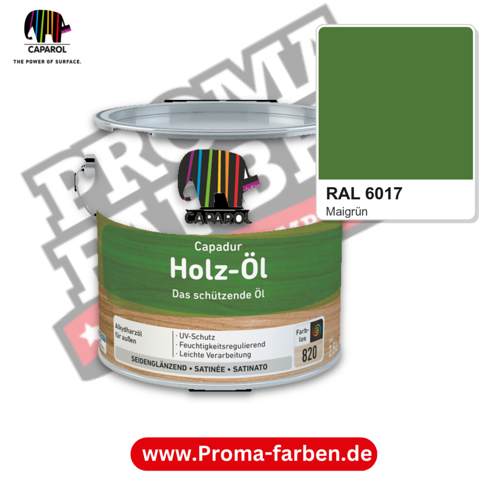 Caparol Capadur Holz-Öl RAL 6017 kaufen Proma Farben Hamburg