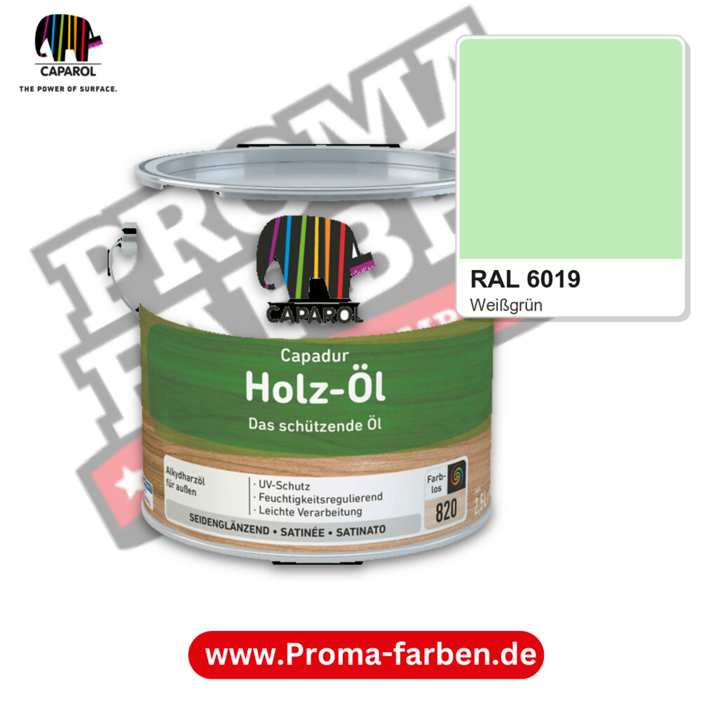 Caparol Capadur Holz-Öl RAL 6019 kaufen Proma Farben Hamburg