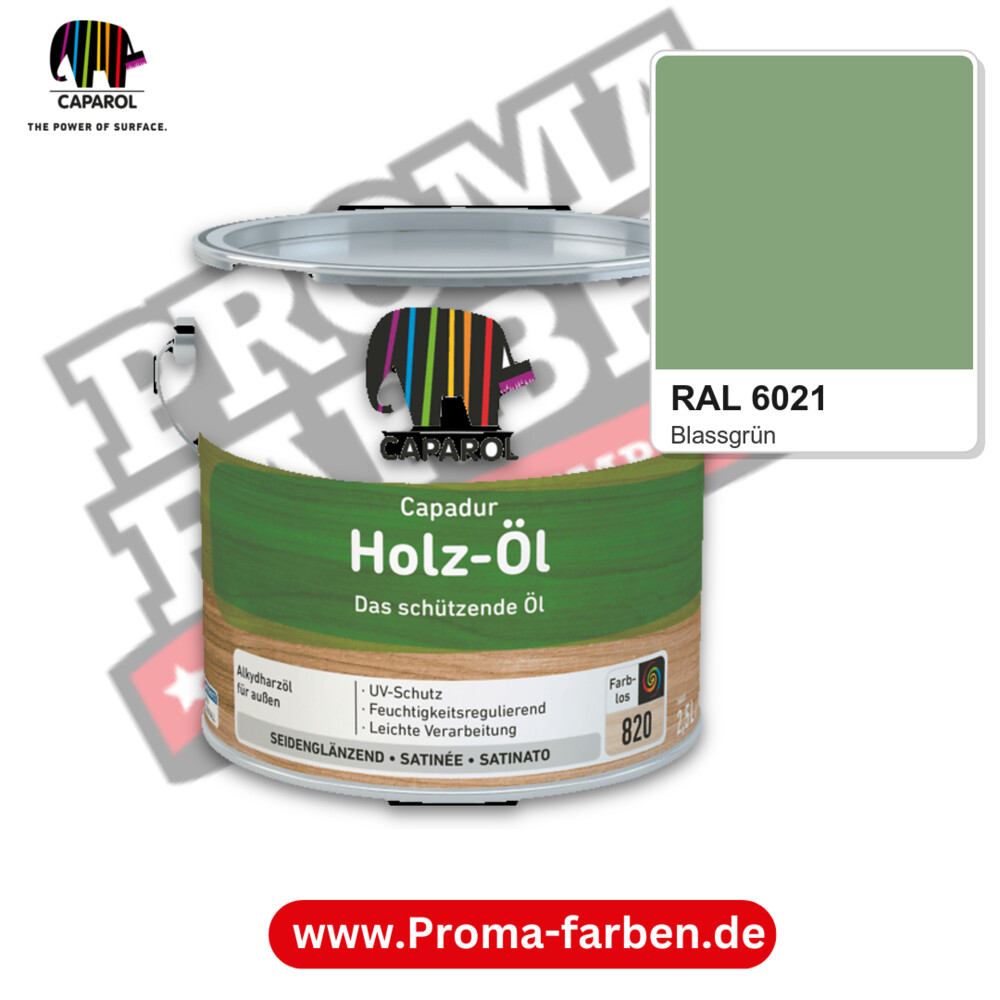 Caparol Capadur Holz-Öl RAL 6021 kaufen Proma Farben Hamburg