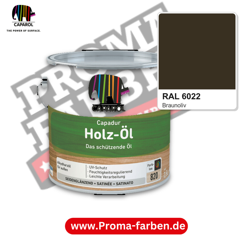 Caparol Capadur Holz-Öl RAL 6022 kaufen Proma Farben Hamburg