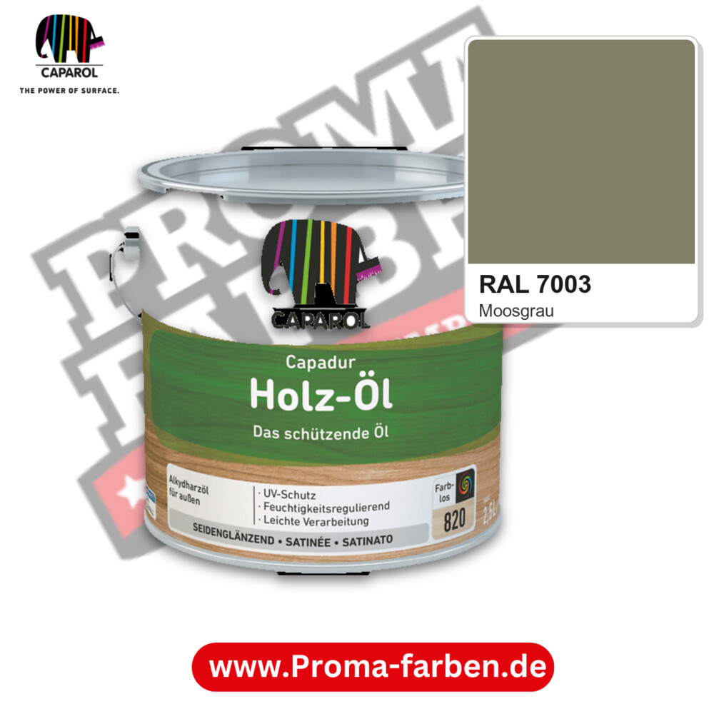 Caparol Capadur Holz-Öl RAL 7003 kaufen Proma Farben Hamburg